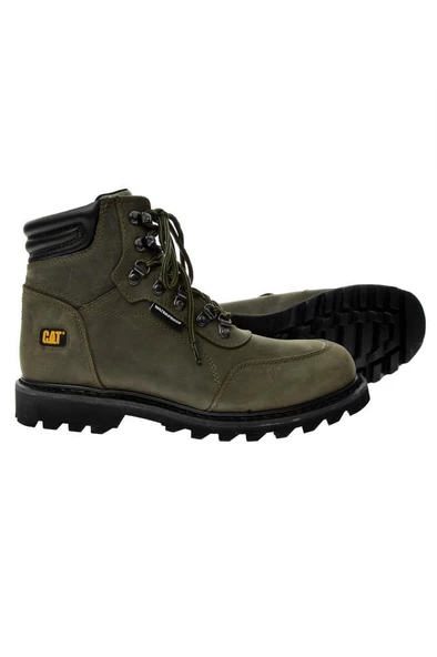Caterpillar Grıdıron WP Hakiki Deri Bot 40-45 Olive Crazy Deri - 2