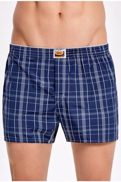 İlke Erkek Poplin  Boxer 002 - 6 Adet  M Karışık Renk - 3