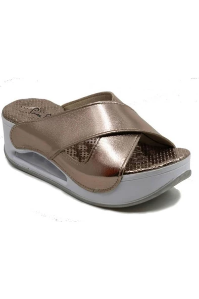 Pierre Cardin 1408 Deri Ortopedik Kadın Terlik - Resim 7