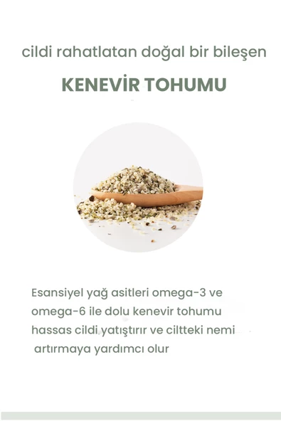 BISPACK,Nextbeau Sakinleştirici Aydınlatıcı Hemp Seed Solution Calming Göz Kremi - 6