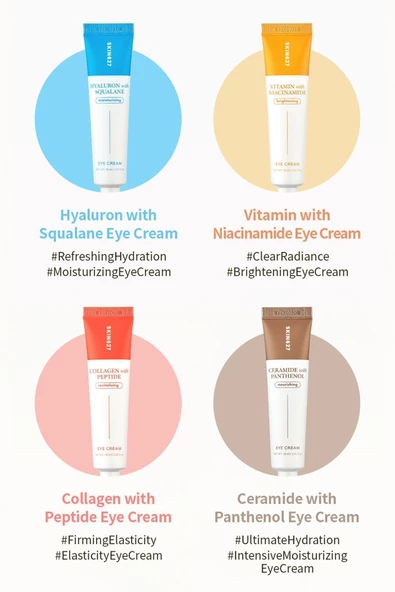 SKIN627,Kore Kozmetik Hyaluronic Asit Ve Squalane Içeren Kırışıklık Karşıtı Göz Kremi - 5