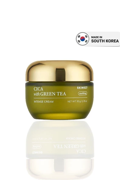 SKIN627,Kore Kozmetik Akneli Ciltler Için Cica Ve Yeşil Çay Içeren Krem - 2