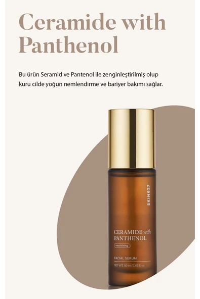 SKIN627,Kore Kozmetik Kırışıklık Karşıtı Serum Ceramide Ve Panthenol Içeren
