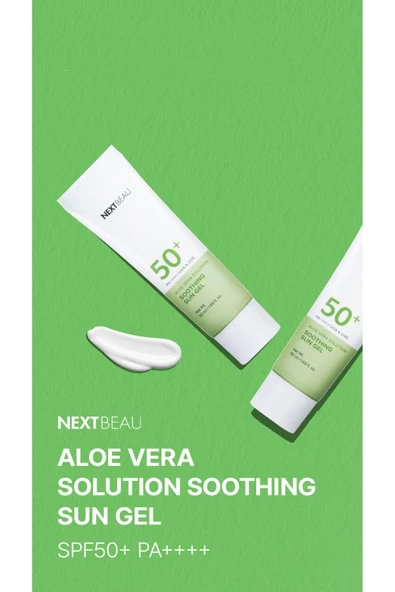 NEXTBEAU,Yatıştırıcı Nemlendirici Aloe Vera Solution Güneş Koruyucu Krem Spf50 Pa - 7