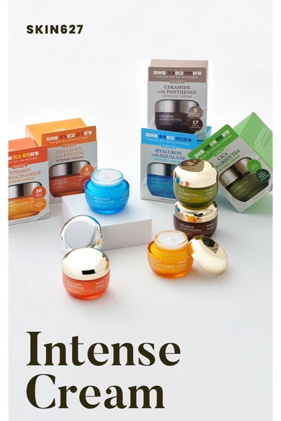 SKIN627,Yüksek Nemlendirici Kırışıklık Karşıtı Kolajen ve Peptit İçeren Intense Cream - 4