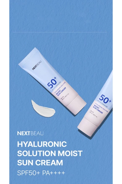 NEXTBEAU,Kore Kozmetik Yoğun Nemlendirici Su Bazlı Hyaluronik Asitli Güneş Kremi Spf 50 Pa - 7