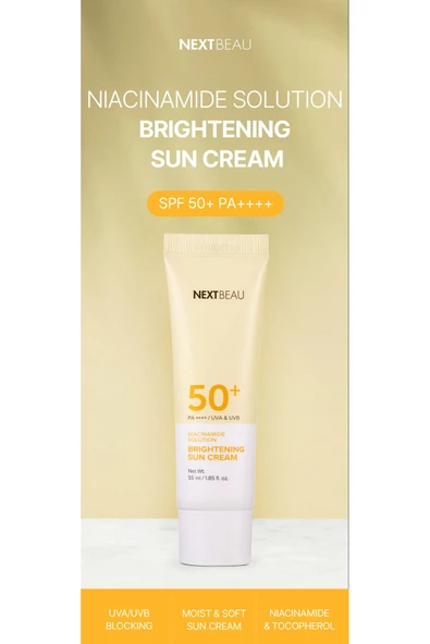 NEXTBEAU,Kore Kozmetik Yoğun Aydınlatıcı Güneş Kremi Spf 50 Pa - 3