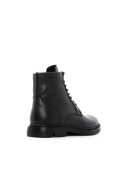 Fix 31928 Hakiki Deri Kürklü Postal Erkek Bot - 3