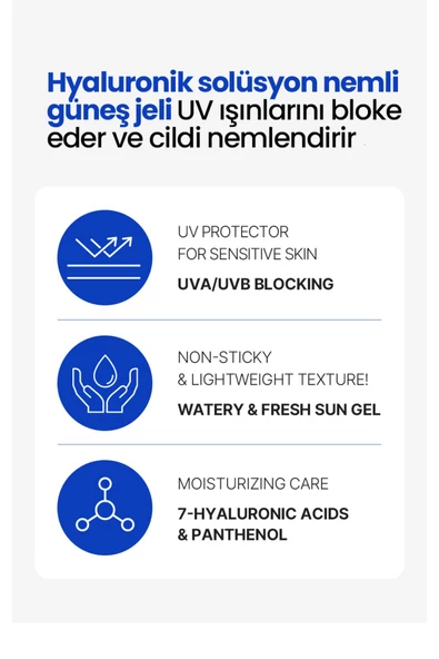 NEXTBEAU,Kore Kozmetik Ekstra Nemlendirici Iz Bırakmayan Hyaluronik Asitli Güneş Kremi Spf50 Pa - 4