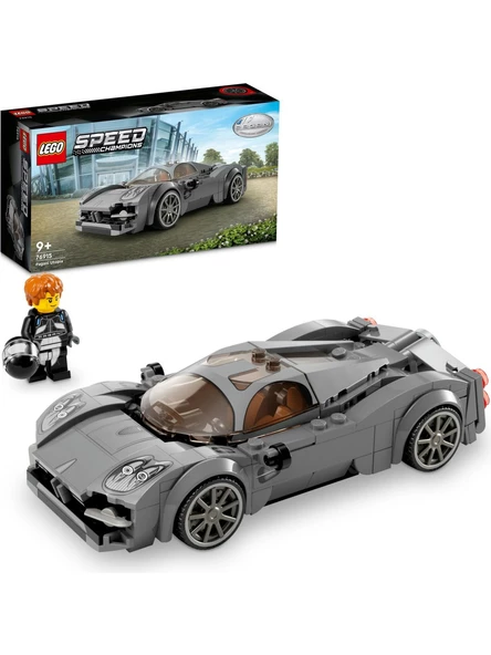 LEGO Speed Champions Pagani Utopia 76915 - 9 Yaş ve Üzeri Çocuklar için Hiper Araba Modeli İçeren Koleksiyonluk ve Sergilenebilir Yaratıcı Oyuncak Model Yapım Seti (249 Parça)