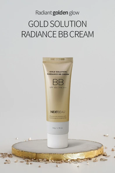 NEXTBEAU,Yüksek Kapatıcı Gold Radiance BB Krem (Light Bej)