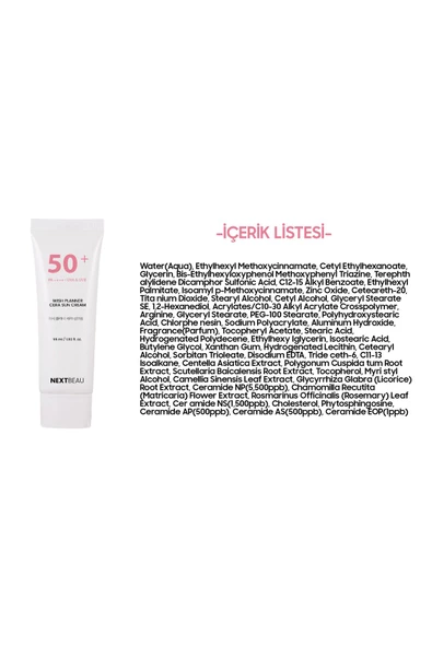 NEXTBEAU,Nextbeau Cilt Bariyeri Güçlendirici Aydınlatıcı Güneş Kremi Spf50+ PA++++ - 8