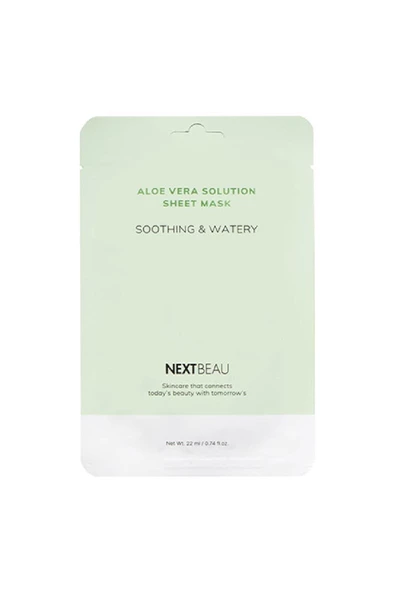 BISPACK,Nextbeau Ekstra Nemlendirici Rahatlatıcı Aloe Vera Sheet Mask - 2
