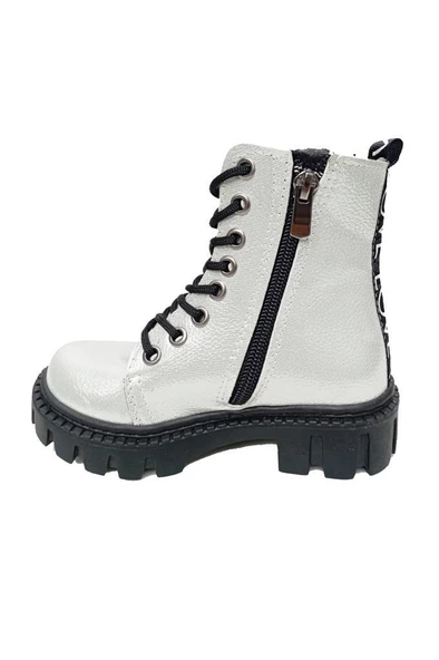 Fix Kids 9603-1 Parlak Deri Fashion Kız Çocuk Bot - 2