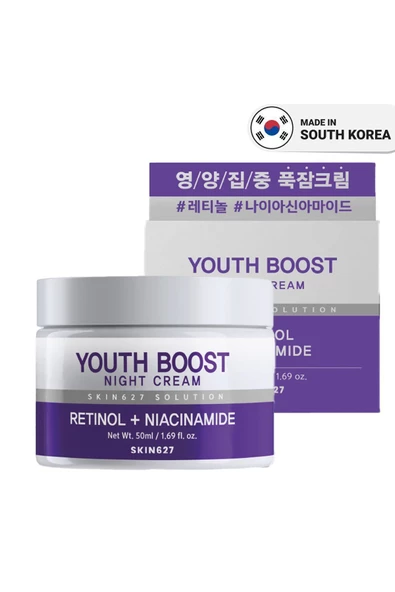 SKIN627,Kore Kozmetik Pentanol Içerikli Leke Ve Kırışıklık Karşıtı Aydınlatıcı Gece Kremi - 2