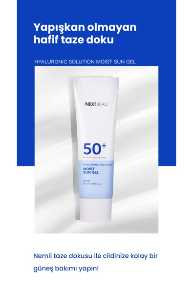 NEXTBEAU,Kore Kozmetik Ekstra Nemlendirici Iz Bırakmayan Hyaluronik Asitli Güneş Kremi Spf50 Pa - 6