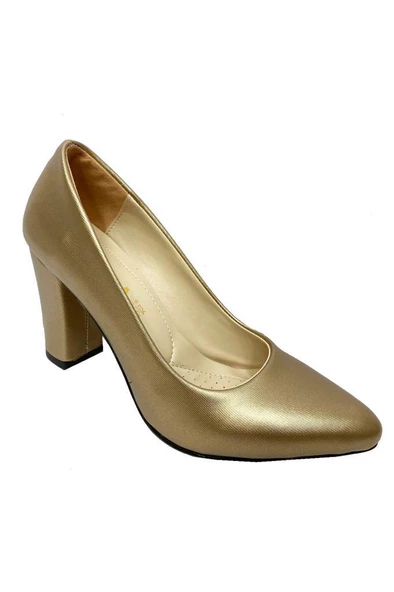 Nysa 3581 Baskılı Deri Stiletto  Fashıon Kadın Ayakkabı - 4