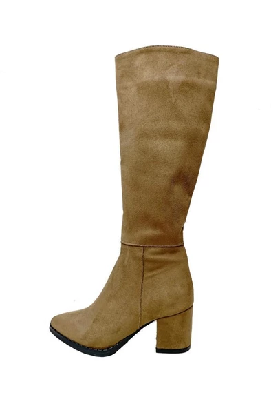 Emay 5032 Süet Trend Fashıom Kadın Çizme - 3