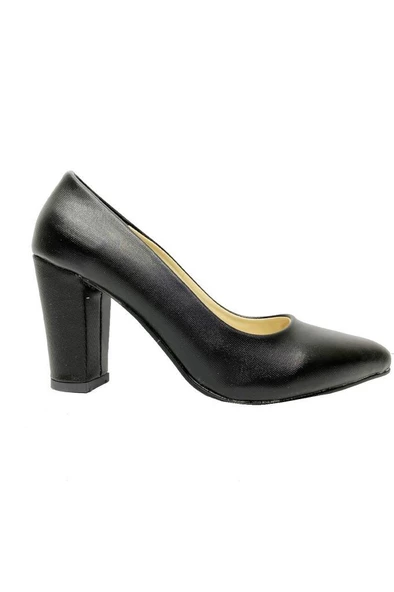 Nysa 3581 Baskılı Deri Stiletto  Fashıon Kadın Ayakkabı - 2