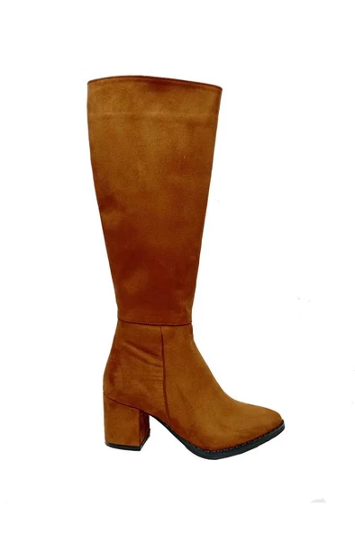 Emay 5032 Süet Trend Fashıom Kadın Çizme - 9