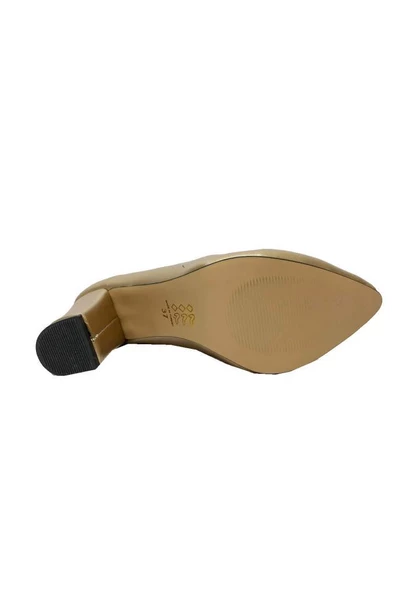 Nysa 3581 Baskılı Deri Stiletto  Fashıon Kadın Ayakkabı - 6