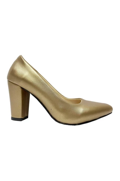 Nysa 3581 Baskılı Deri Stiletto  Fashıon Kadın Ayakkabı - 5