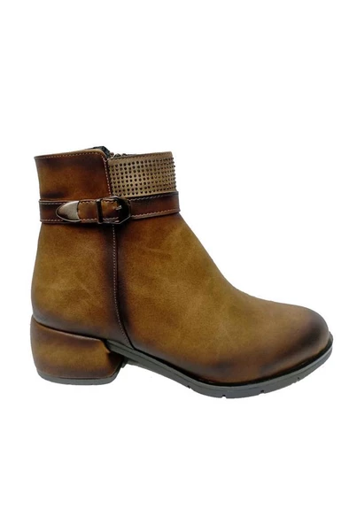 Erbay 500-22 Deri Trend Fashion Kadın Bot - 6