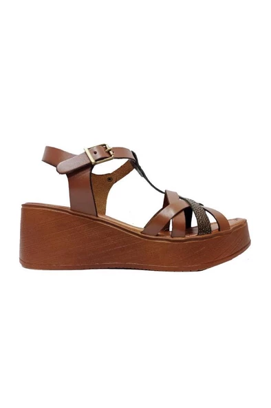 Venüs 21983401 Hakiki Deri Ortopedik Kadın Sandalet - Resim 8