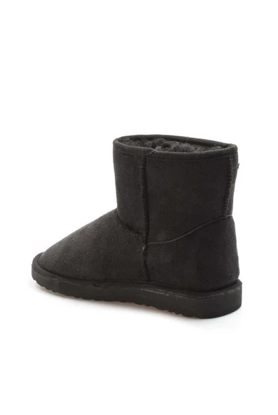 Fix 5105 Süet Kar Kış Kürklü Astar Bilek Kısa Kadın Bot - Resim 5