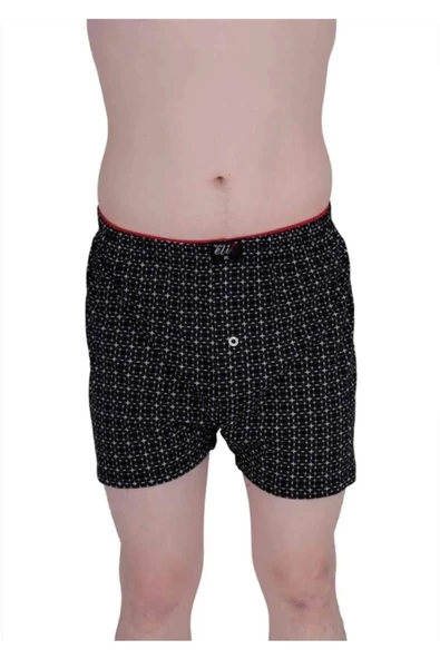 Tutku Elit Erkek Havlu Bel Desenli Boxer 1102 - 12 Adet  M Karışık Renk - Resim 9