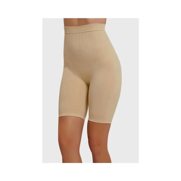 NBB Paçalı Basen Toparlayıcı Korse 2799  XL Ten - Resim 3