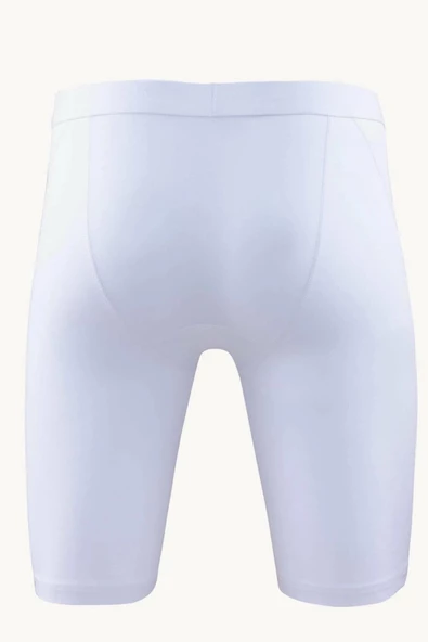 Tutku Elit Erkek Likralı Uzun Boxer - 3 Adet  Beyaz 2XL - 2