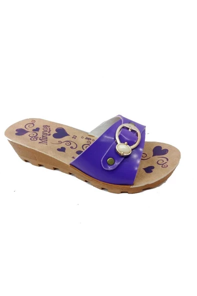 Vizyon Minnoş 3112 Dolgu Topuklu Çocuk Terlik 30-35