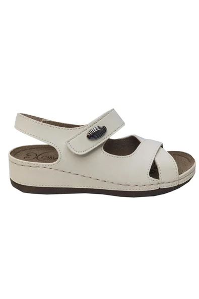 Carlaverde 5955 Anatomik Deri Kadın Sandalet - 2