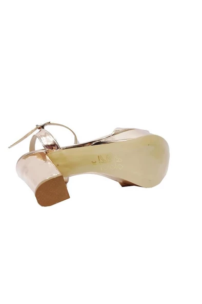 Narin 8024 Rugan 30mm Platform Topuklu Kadın Sandalet - 3