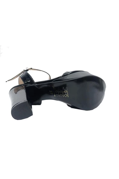 Narin 8024 Rugan 30mm Platform Topuklu Kadın Sandalet - 12
