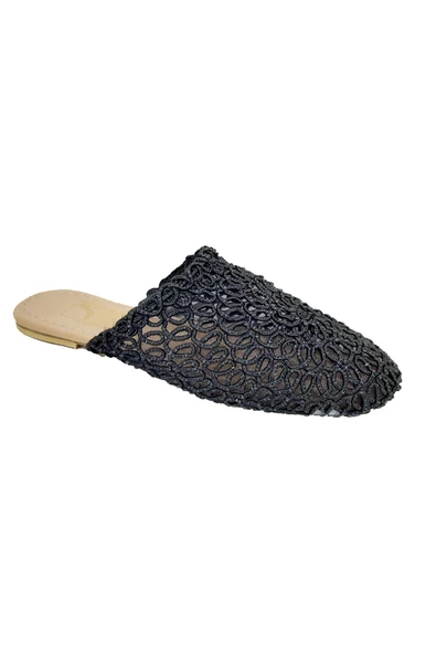 Melike Shoes 4002 Örgülü Trend Fashion Kadın Terlik - 10