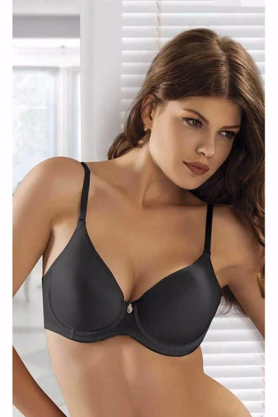 LE JARDİN 9400 SOFT MİCRO SÜTYEN  Siyah 100B - Resim 2