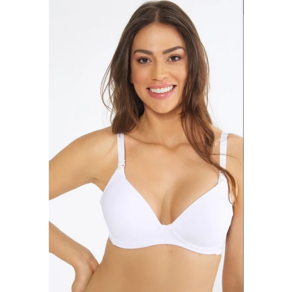 Orkide Kadın Kaplı Emzirme Sütyen - 4950  Beyaz 80B ürün görseli
