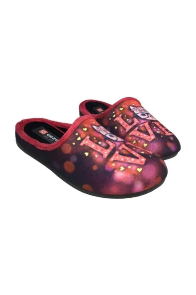 Gezer 11060 Kumaş Kadın Halı Terlik - Resim 3