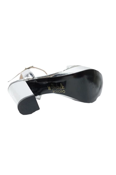 Narin 8024 Rugan 30mm Platform Topuklu Kadın Sandalet - 6