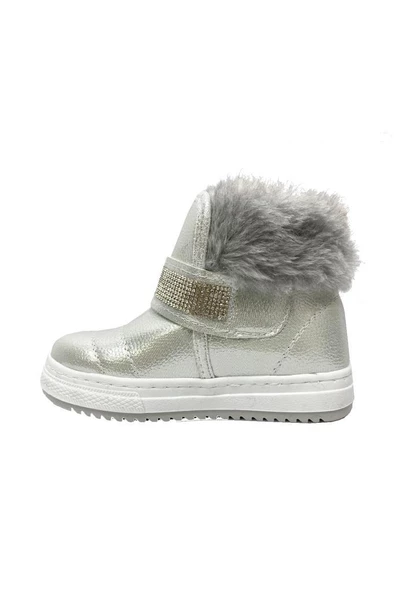 Pingu 7101 Kürklü Termal Astar Kız Bebek Bot - 12