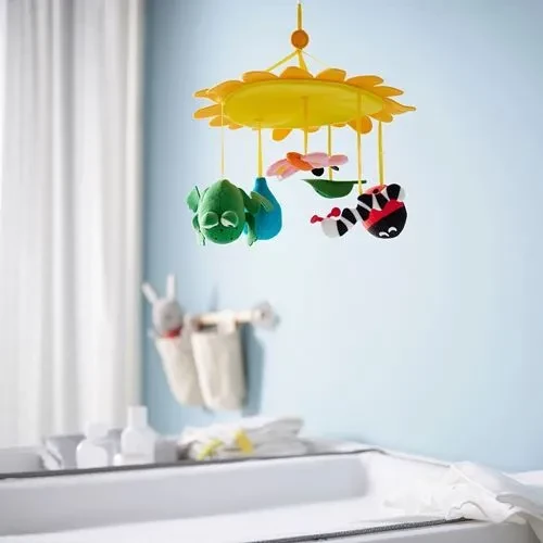 SUMUHOME KLAPPA DÖNENCE BEBEK OYUNCAK SARI - 5