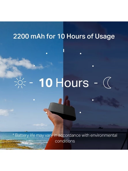 Mercusys MT110 4G LTE Şarjlı 2200mAh Batarya Wİ-Fİ 10 Kullanıcılı Taşınabilir Modem - 2