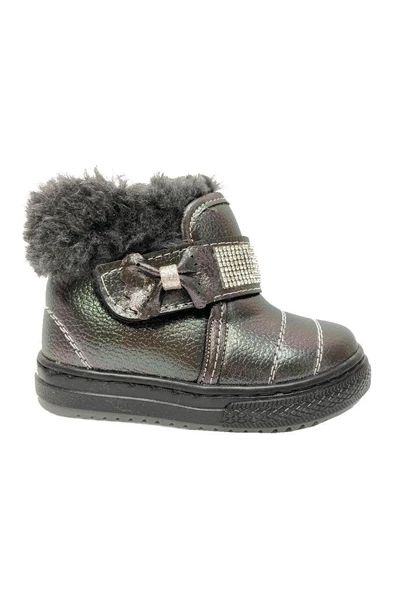 Pingu 7101 Kürklü Termal Astar Kız Bebek Bot - 2