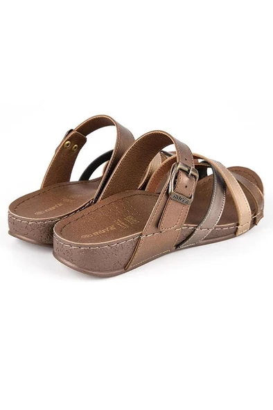 Muya 31119 Gizeh Anatomik Fashıon Kadın Terlik - Resim 3