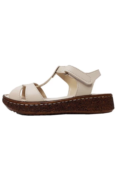Ayzen 408 Deri Trend Fashion Kadın Sandalet - 2