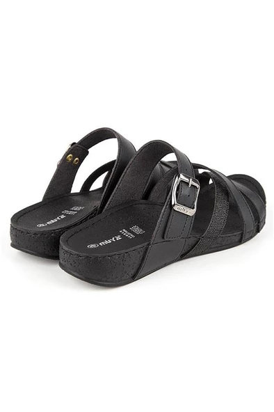 Muya 31119 Gizeh Anatomik Fashıon Kadın Terlik - Resim 6