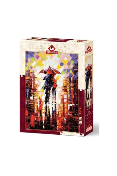 Art Puzzle Şemsiye Altındaki Aşk - 500 Parça 5090