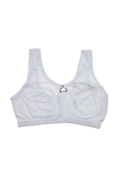 Gümüş Kadın Penye Body Sütyen 3049 - 6 Adet  Beyaz 90B - Resim 3